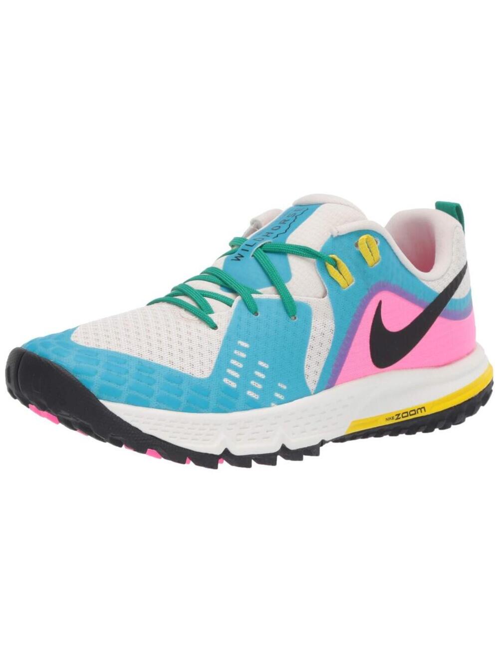 Nike Air Zoom Wildhorse 5 Women's Running Shoe Blue Pink Size 8 Sneakers NEW